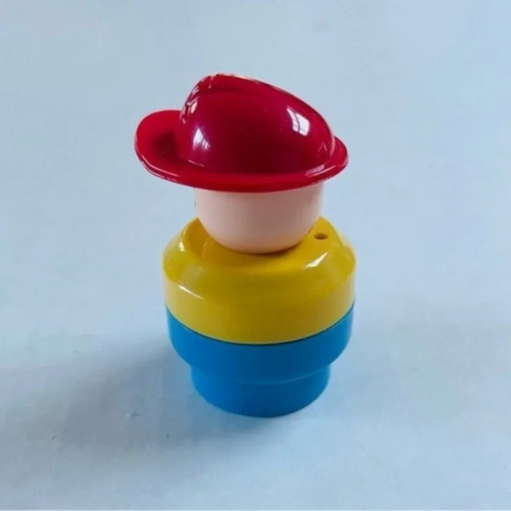 Fisher‎ Price Little People Construction Worker Hat Kids Toy Holiday Gift Cake